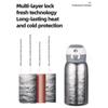 Titanium Water Bottle Insulated Water Bottle with Straw 600ml Double Insulated Ultra-Light Portable