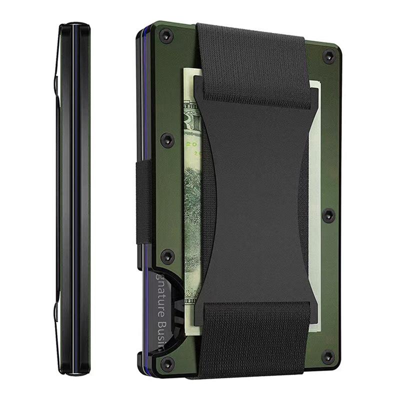 New RFID Blocking Carbon Fiber Wallet with Money Clip