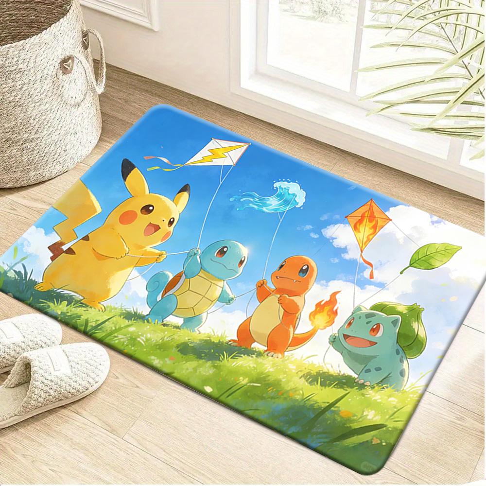 

Pokemon Espeon Pink Flower Starry Night Print Non-Slip Floor Mat Doormat 40cm x 60cm