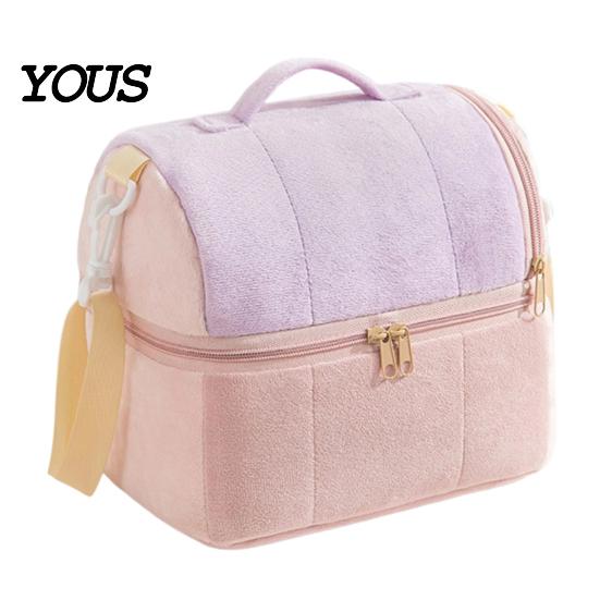 Insulated Food Storage Bag for Work Double Layer Lunch Bag, Large Capacity Leakproof Thermal Cooler Water Resistant Office Carrier Students
