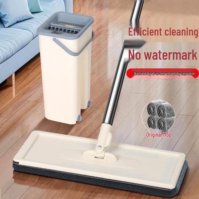 Scratch-off Flat Mop Replacement Cloth - Adhesive, Hand-Free Dust Mop, Easy-Clean for Lazy Person