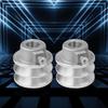 2pcs Belt Pulley 19mm/20mm Bore 54/56mm Diameter Double Grooves Pulley for 168F 170F Engine Replacement Engine Pulley
