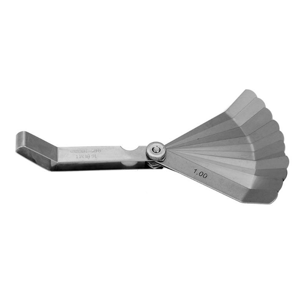 Stainless Steel Valve Offset 0.05- 1.0mm 100mm Metric Gauge Feeler Gauge