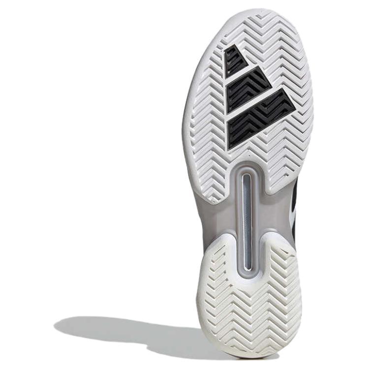 adidas Adizero Ubersonic 5 'White Black' (Unisex) Cloud White / Core Black / Silver Metallic Tennis Shoes IE1376