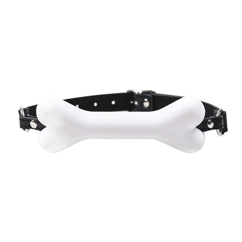 Soft Harness Mouth Silicone Dog Bone Ball Gag Open Mouth Gag Bdsm Bondage Slave Gag Sex Products Sm  Sex Toys for Women