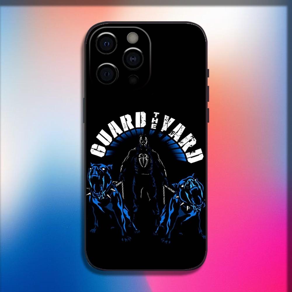 R-Roman R-Reigns Wrestler Phone Case For iPhone 16,15,14,13,12,11,Pro,X,XS,Max,XR,Plus,Mini Soft Black Cover