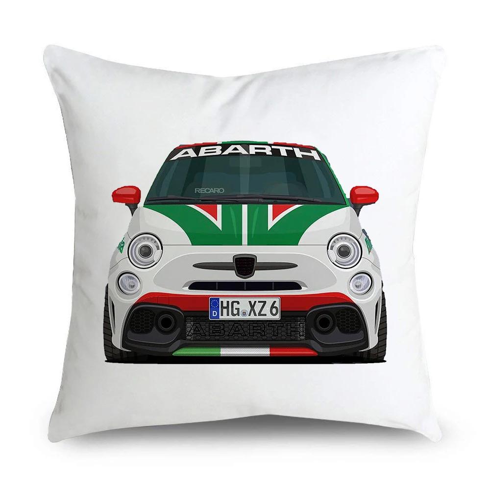 Classic Car Cushion Cover Printed Pattern Sofa Pillow  Home Decor Party  Bedding
