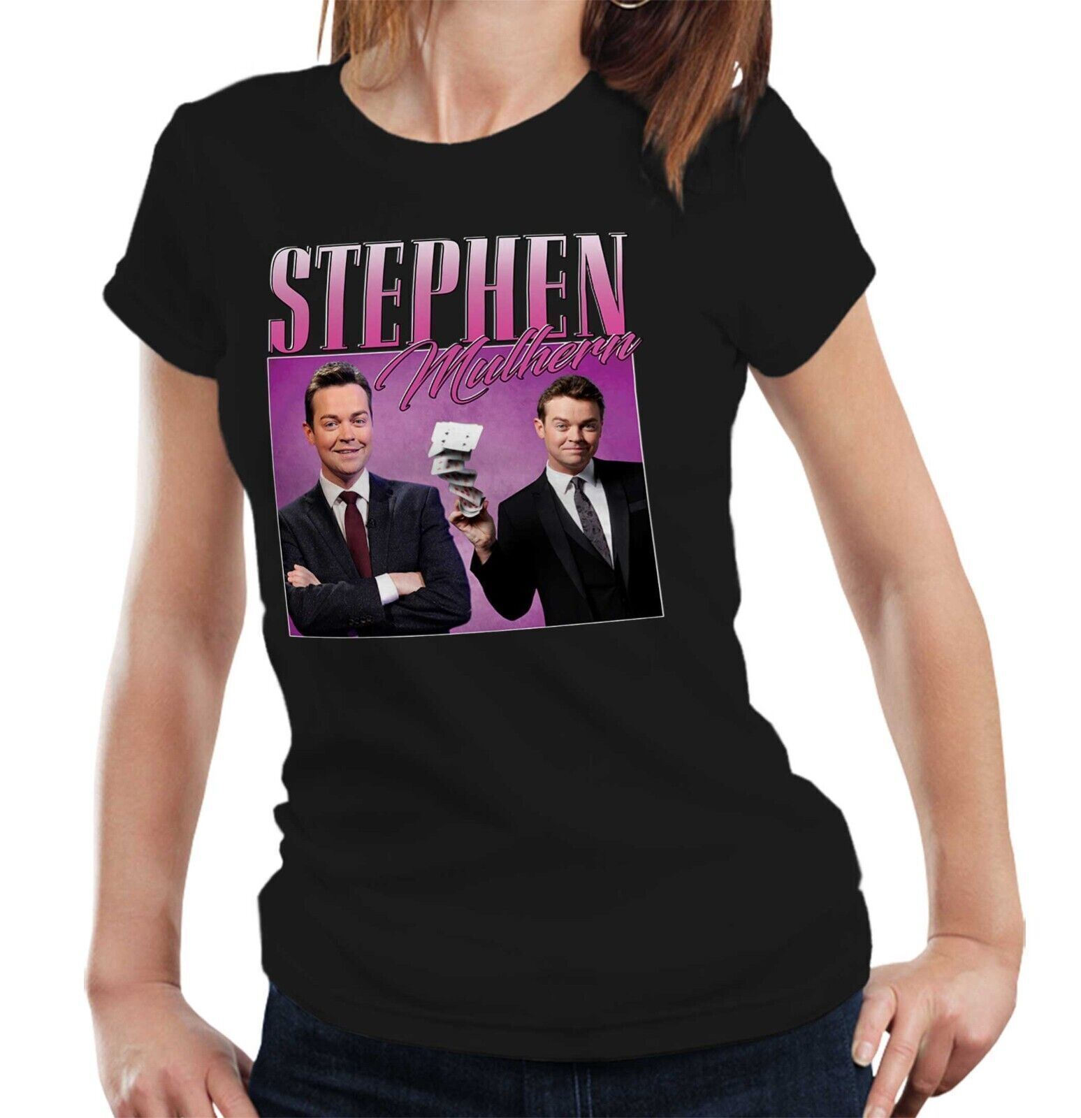 Футболка Stephen Mulhern Appreciation Полуприлегающая Женская Данина Прошлому Девичник S