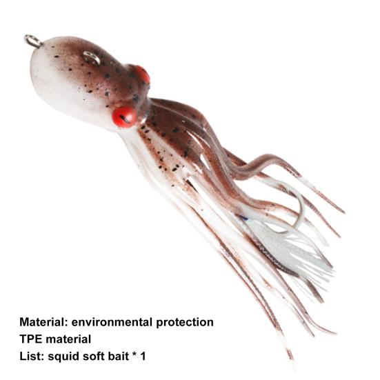 MUQZI Sports Accessory 110g/150g/200g Exquisite Squid Bait Luminous Lead Head Realistic