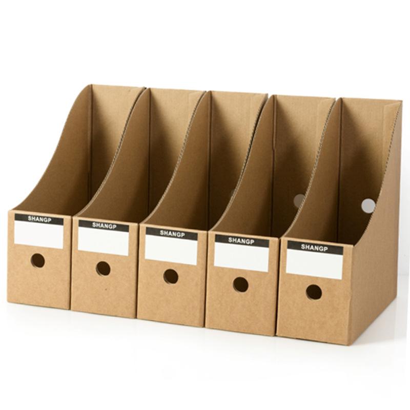 Desktop File and Book Organizer Box