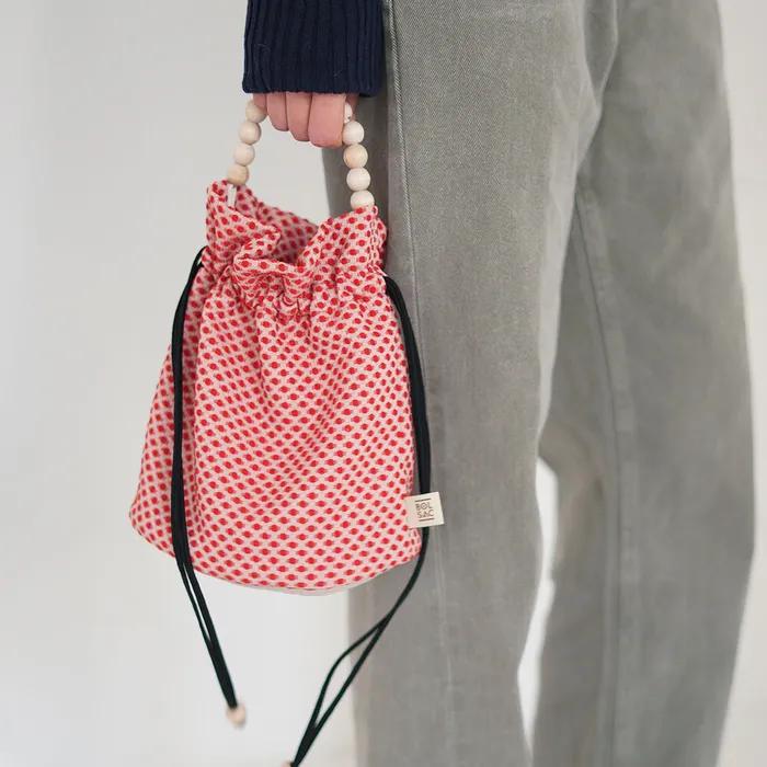 _poppy Bucket Bag _ Cherry
