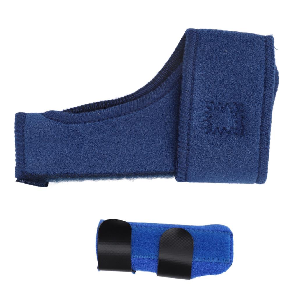 Thumb Splint Brace Multi Finger Universal Hand Support for Straightening Arthritis Blue Left Hand