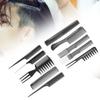 10pcs Professional Hair Styling Comb Set Salon Hairdressing Combs Set Barber Comb Set