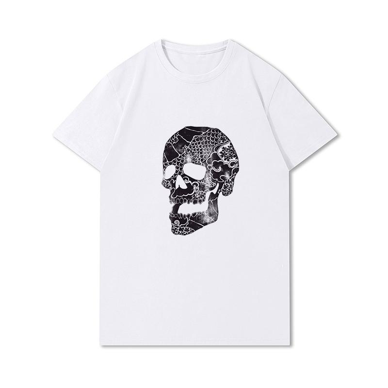 S-3XL 100 Fantasie Harajuku Grafica Estiva Bianca Magliette Donna Stampate Casual Maniche Corte Top Girocollo