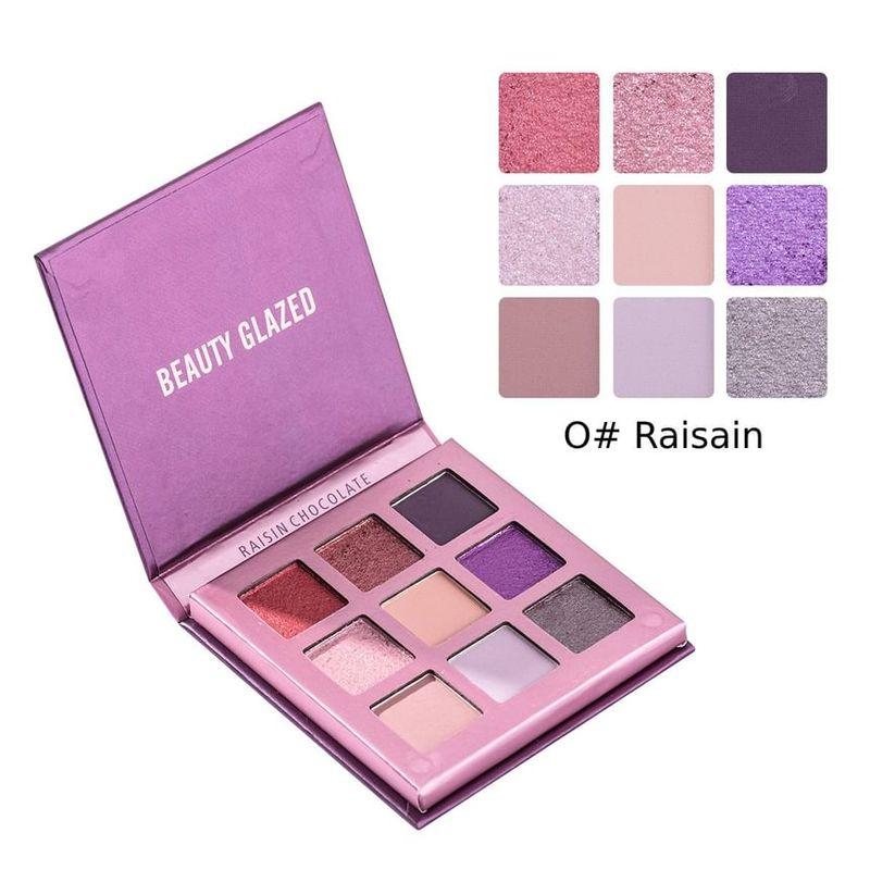 BEAUTY GLAZED - 9-Color Chocolate Eyeshadow Palette - 5 Types