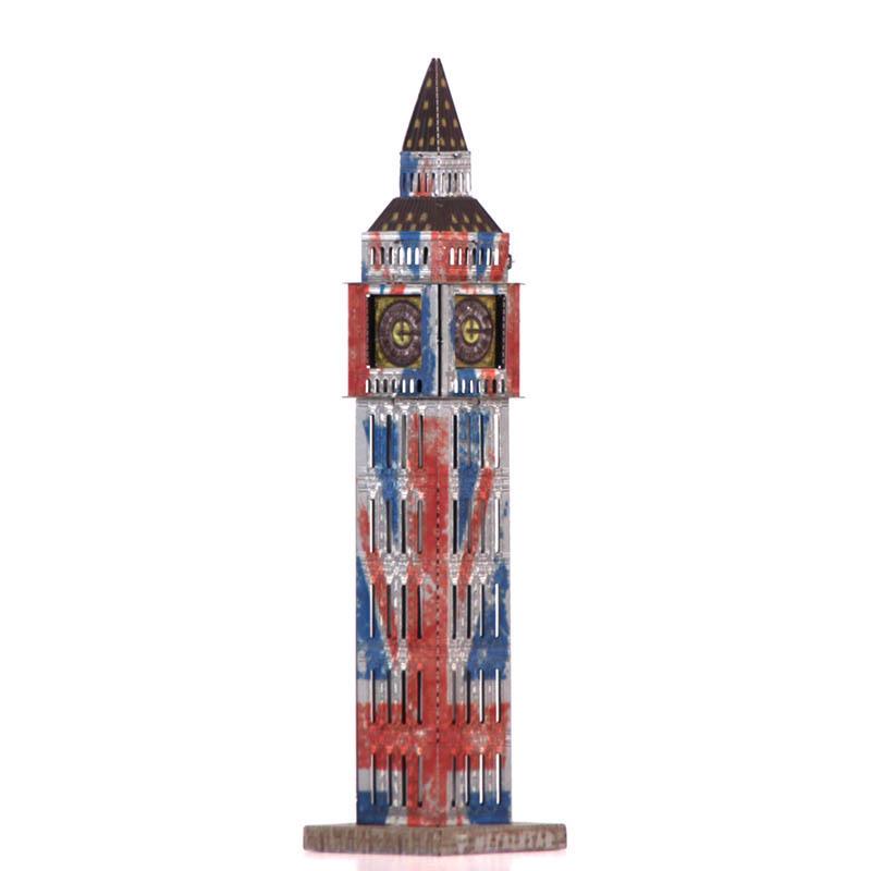 Big Ben All-Metal 3D DIY Model - Stainless Steel, Glue-Free Puzzle Toy
