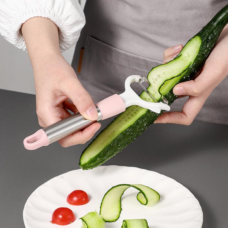 Multi Functional Stainless Steel Peeler Daily Household Kitchen Vegetable and Fruit Peeler Essential Tool Kitchen Accessories