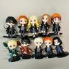 3-10pcs/conjunto Estilo Harri Q Potter Posket Hermione Ron Hedwig Figura de Vinil Brinquedo Decoração de Bolo Modelo de Carro Boneca de PVC Presente Brinquedos