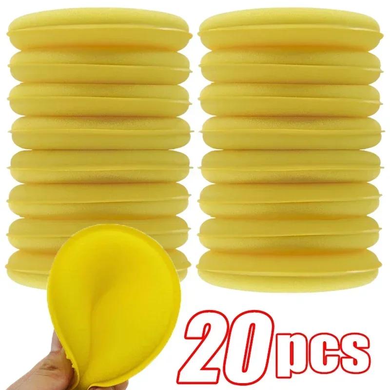 motorcycleCar Round High Density Waxing Polish Sponges Foam Applicator Pads Curing and Polishing Sponges Auto Cleaning Tools