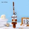 Animals Doll Cartoon Pilot Otter Keychain Keys Accessories Panda Puppy Plush Doll  Students