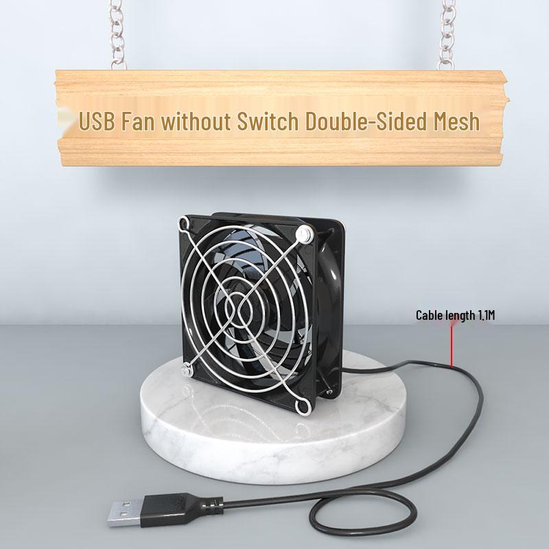 Soldering Smoke Extractor - 8cm USB 5V Exhaust Fan for Soldering Iron