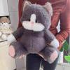 Plush Stuffed Animal Plush Pillow Cat Fluffy Stuffed Cat Kawaii Run Plush Toy  Birthday Gift