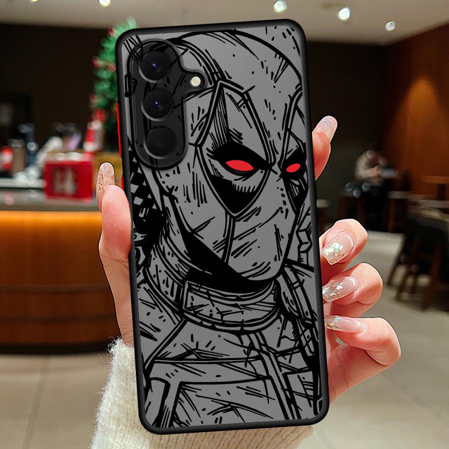 Funda para Teléfono Marvel Deadpool Ironman para Samsung Galaxy A54 A16 A15 A56 A55 A17 A52 A35 A34 A36 A14 A23 A52S A72 A53 A73 A33