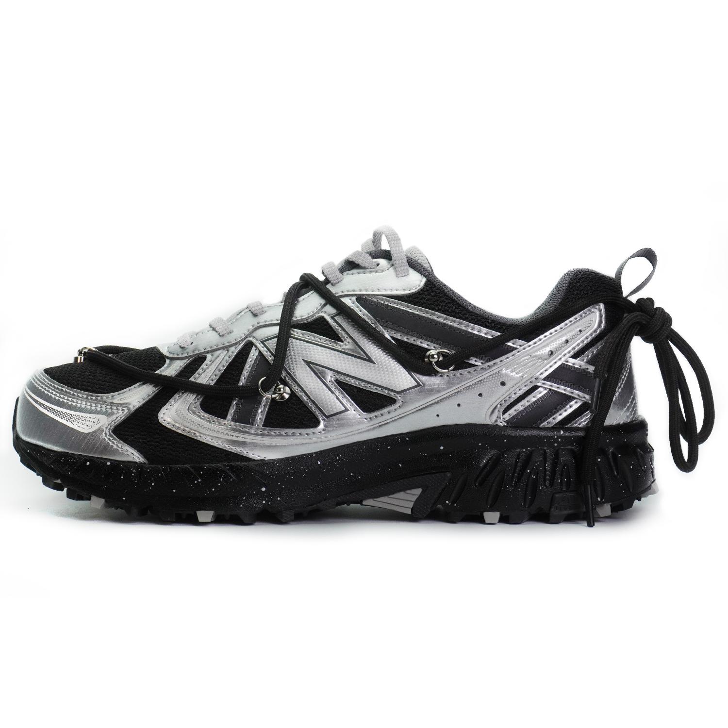 New Balance NB 410 Low top Running Shoes Unisex Black Silver MT410KR5(Team285-) 36