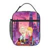 1 Piece Portable Lunch Container Cartoon Back To the Future Zipper Closure Durable Pocket Beavis and Butt Head For Lunch Box Bag