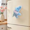 Fluffy Magnetic Car Decor Plush Toy, Cute Stuffed Animal Fridge Magnet, Strong Magnet Durable Stitched for Dashboard, Side Mirror, Refrigerator,