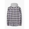 Tomboy Detachable Hoodie Check Shirt Jumper 91m6113113ar