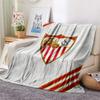 Sevilla FC Flannel Blanket, High Quality Comfortable for All Seasons, Home Decor, Warmth and Comfort