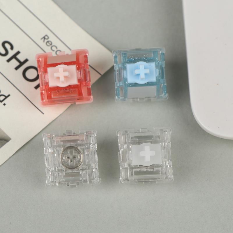 New UR Ice Magnetic Ultra Switch Linear For Magnetic Mechanical Keyboard 22mm Spring 35gf 700Gs RGB Transparent Switch Factory L