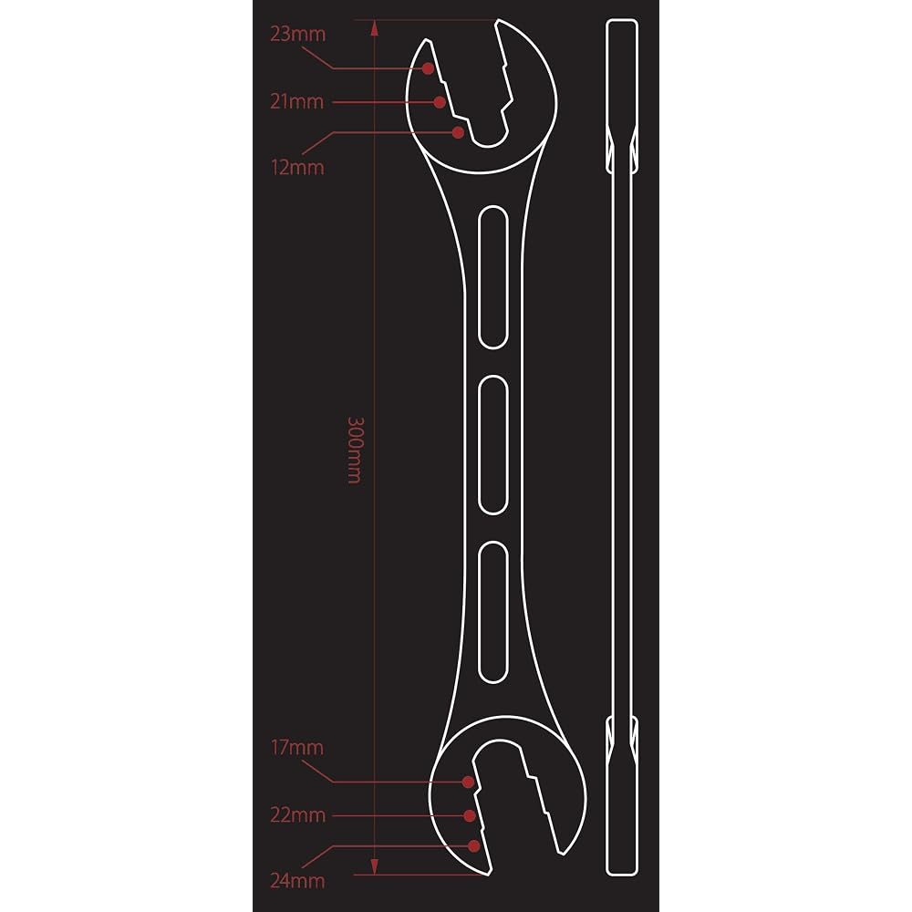 BBK FW-1234P Fixing Wrench for Package Air Conditioner Durable Tool