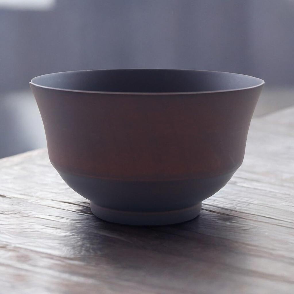 Miso Soup Dark x Current model J-kitchens Bowl, Wooden, Kisai, Brown, Medium, 11.3cm 6.8cm,