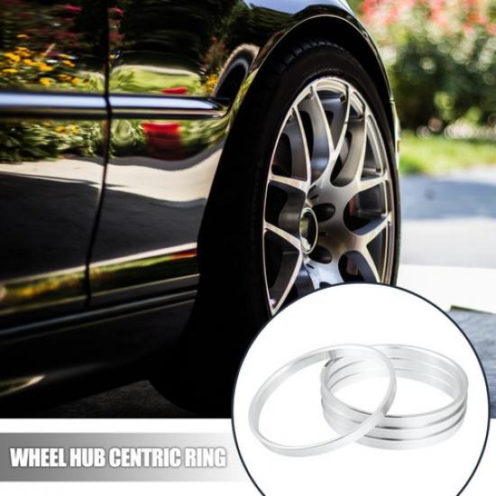 4pcs OD 112mm To ID 106mm Aluminium Alloy Car Hub Centric Rings Bore Spacer