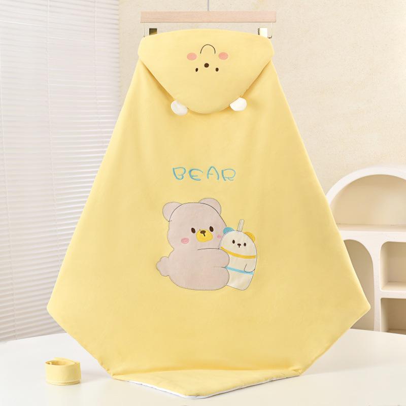 Little Elephant Newborn Cotton Swaddle Blanket for All Seasons Spring/Autumn