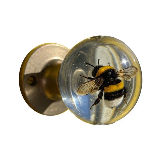 

Yousheng Decorative Door Knob Round Clear Flower Animal Door Handle Nature Inspired Home Office Door Knob Hardware Replacement Home Improvement 5