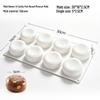 Handmade Silicone 3D Mousse and Chocolate Mold for Round Desserts, Available In Small and Large Sizes
