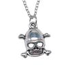 Mask Pendant Necklace Theater Halloween Day Jewelry 40cm Short Chain