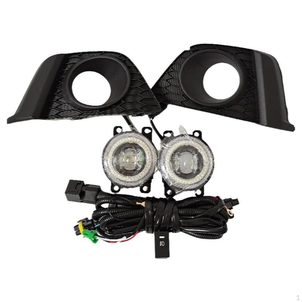 LightEmitting Diode Fog Light Assembly, Clear Lens, daylight Running (DRL), Compatible with