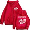 Everything Hurts and I’m Hungry Zipper Hoodie Men Women's Gym Fashion Oversized Sweatshirt Coats Fleece Clothing Hoodies