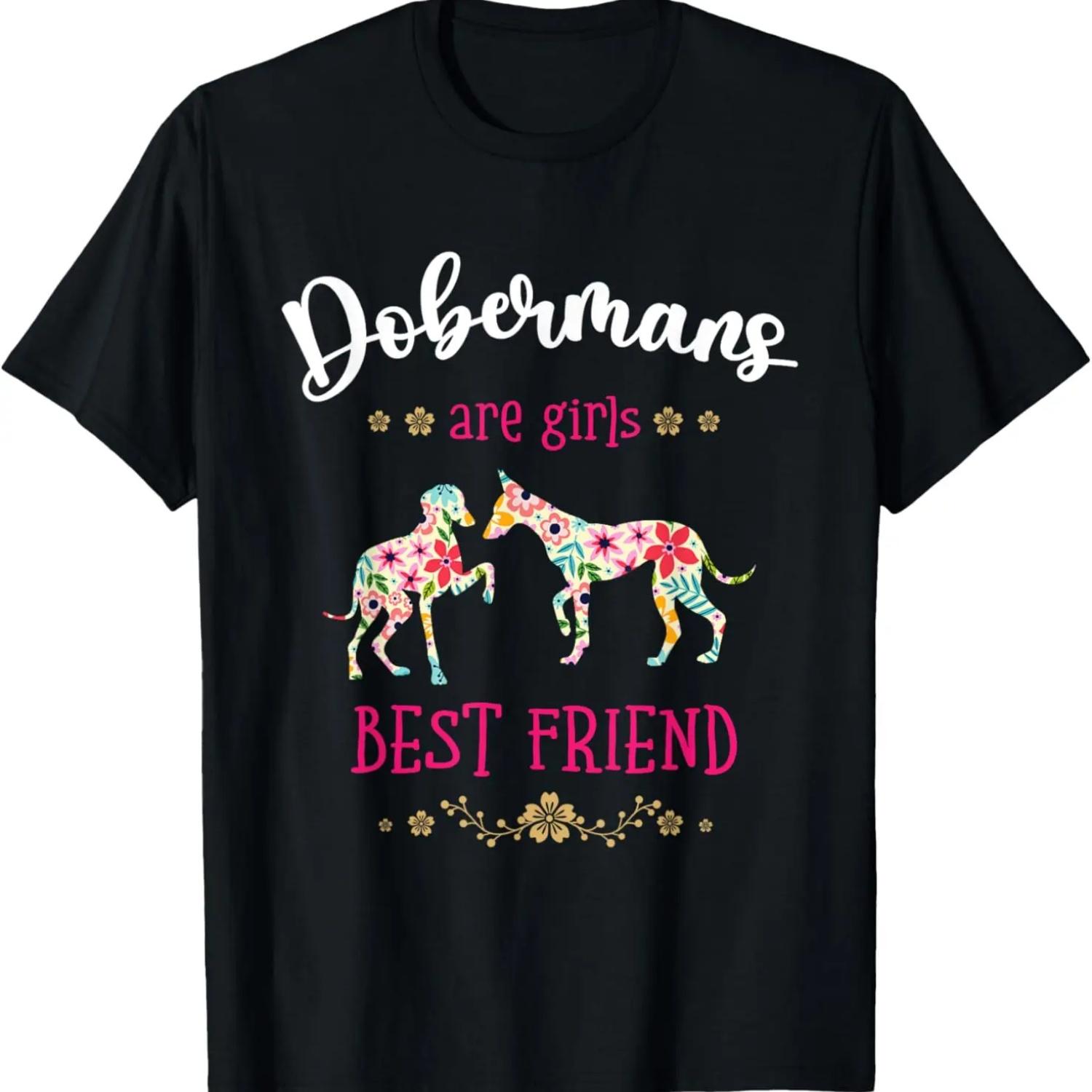 Red Doberman for Doberman Mom and Doberman Dad or Doberman T-Shirt S