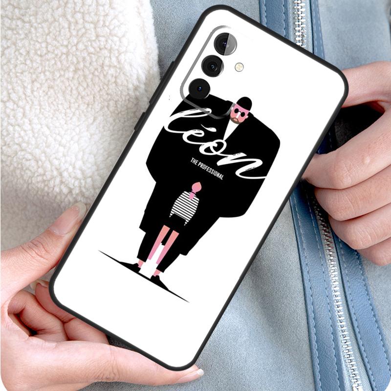 Leon The Professional Phone Case For Samsung Galaxy A54 A34 A14 A15 A25 A35 A55 A53 A33 A13 A52 A32 A12 A51 A71
