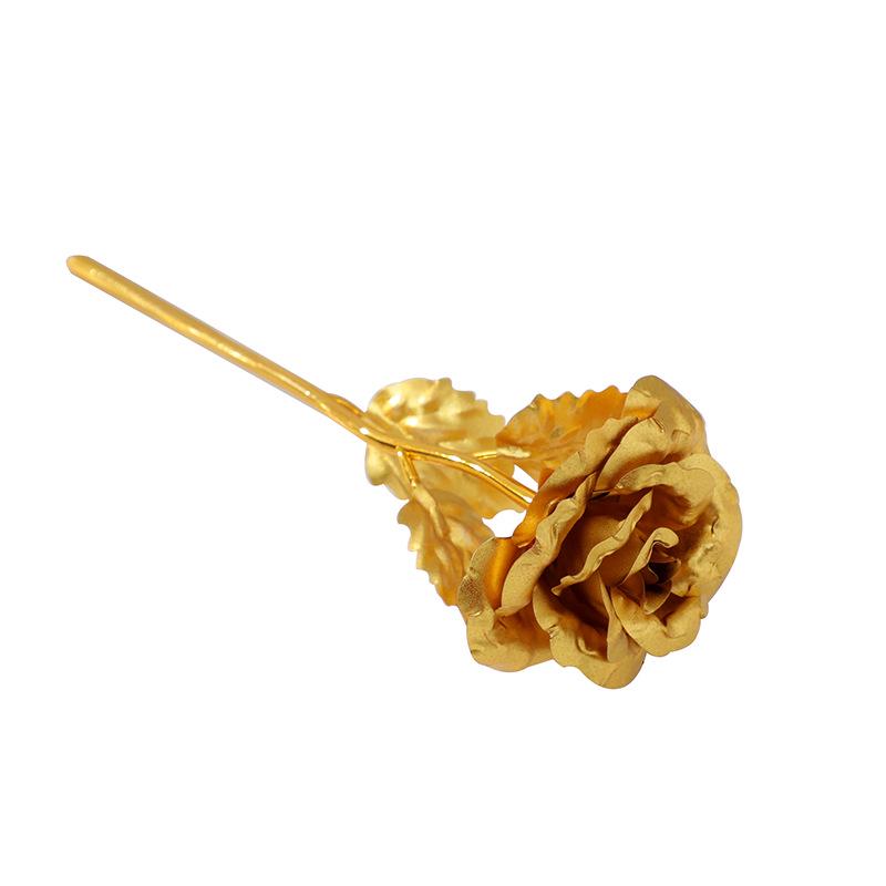 Φωτεινή Ανθοδέσμη με Τριαντάφυλλα από Φύλλο Χρυσού 24Κ: Διατηρημένα Τεχνητά Λουλούδια για την Ημέρα του Αγίου Βαλεντίνου, την Ημέρα της Μητέρας και τα Γενέθλια