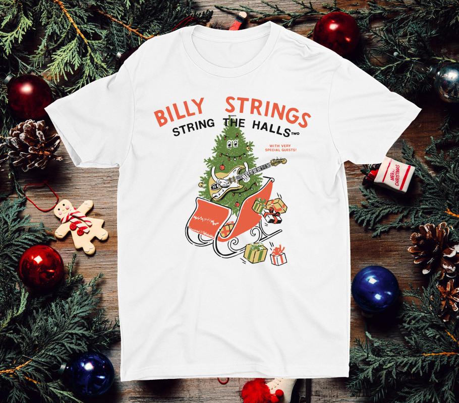 Billy Strings Christmas T-shirt Cotton Unisex Tee S-4Xl BO942 Unisex T-Shirt M