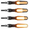 Alopee Sequential LED Motorcycle Direction Indicator - Flowing IP67 Waterproof Directional Light (Front/Rear)