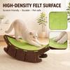 Elevated Pet Rocker Bed Wear-Resistant Cat Lounge Chair Cat Claw Rocker Chair  for Grinding Paws