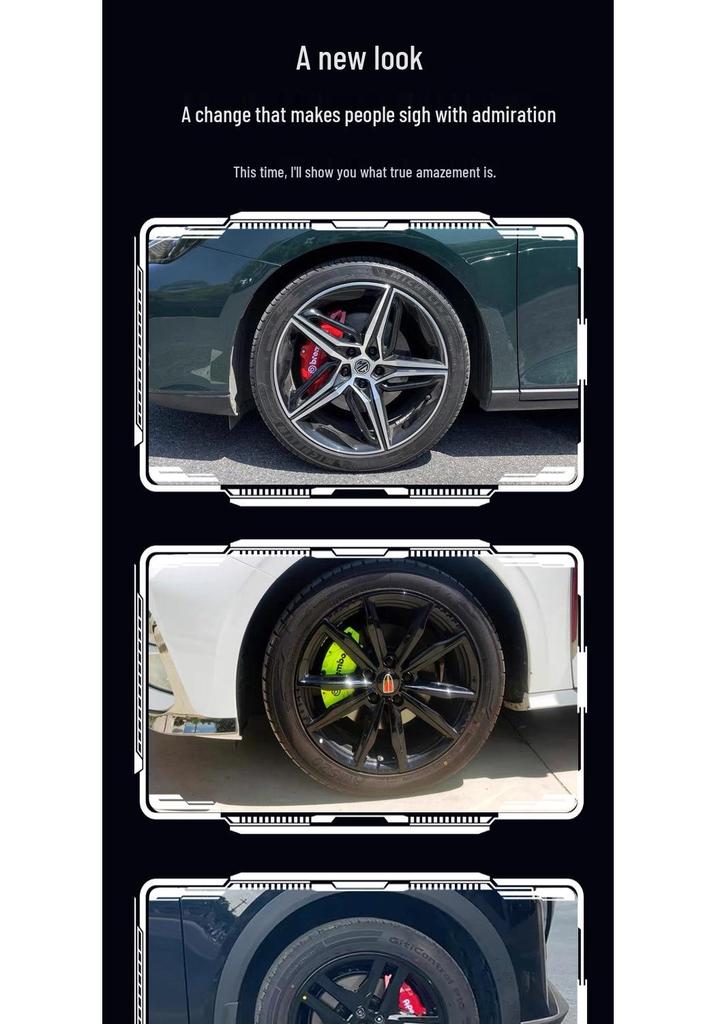Upgraded Aluminum Alloy Brake Caliper Covers for 10th Gen Honda Civic/Accord/Haoying/CRV/Guandao