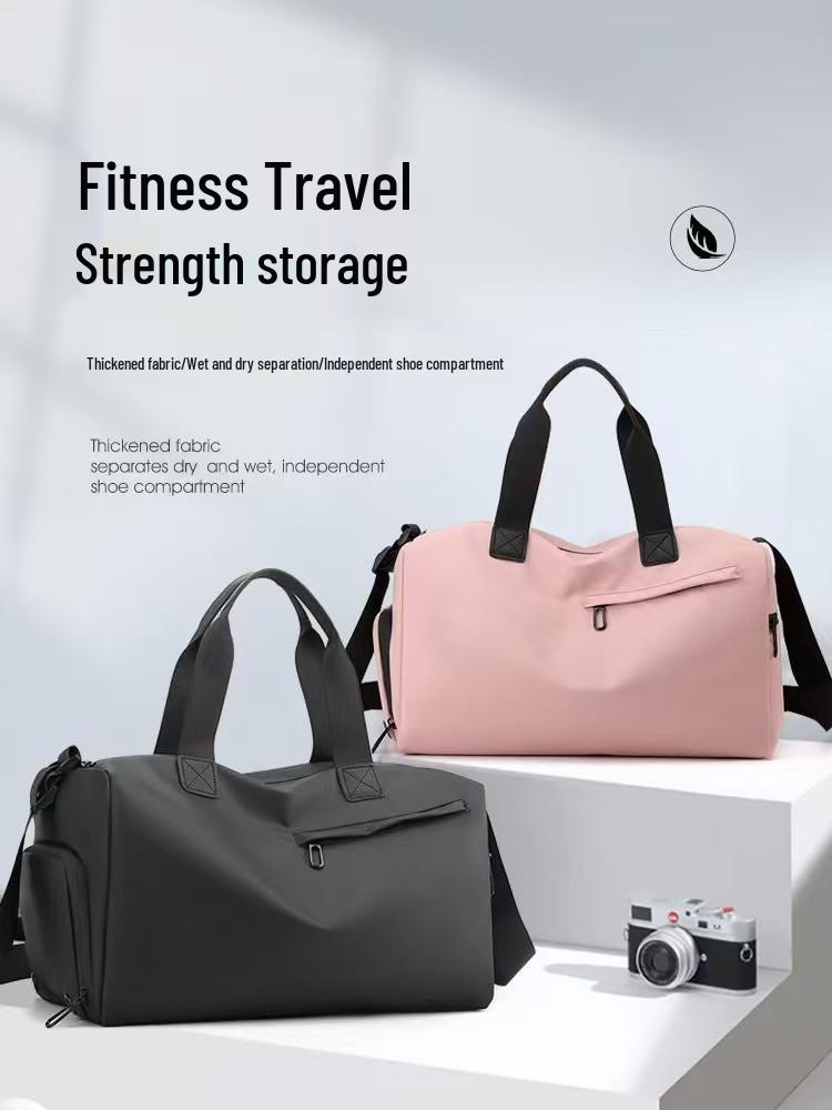 Unisex Swim Fitness Bag with Shoe Compartment – Wet/Dry Separation for Travel, Sports, and Outings